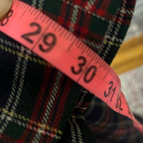 Vintage L.L Bean Wool Plaid High Waisted Trouser Pants 18 - Picture 6 of 6